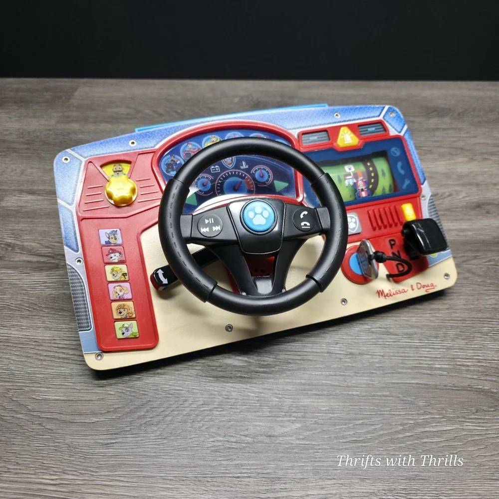 Melissa & Doug - PAW Patrol Rescue Mission Interactive Dashboard - Tested Works!